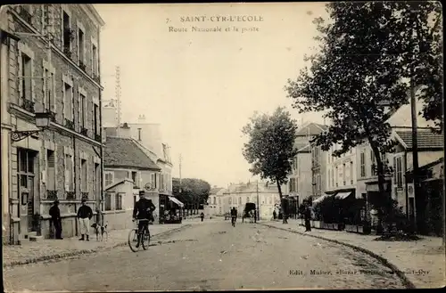 Ak Saint Cyr Yvelines, Route Nationale, La Poste