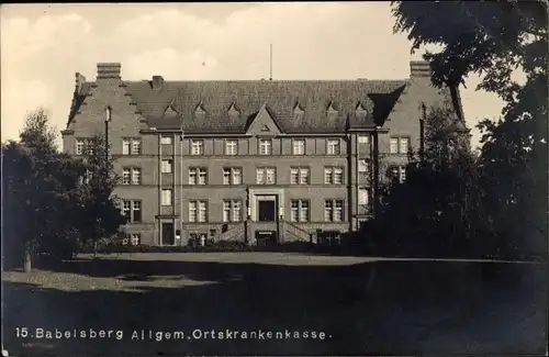 Ak Babelsberg Potsdam in Brandenburg, Allgemeine Ortskrankenkasse