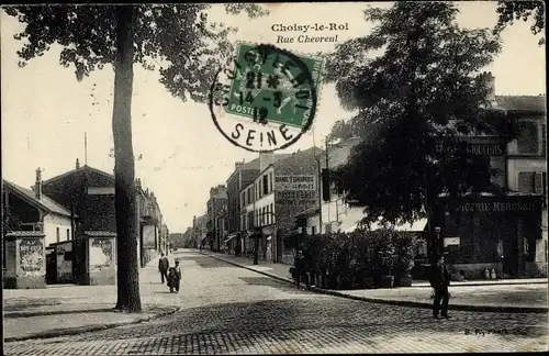 Ak Choisy Le Roi Val de Marne, Rue Chevreul