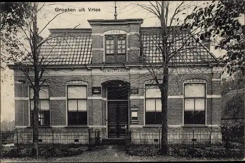 Ak Vries Tynaarlo Drenthe, Gemeentehuis