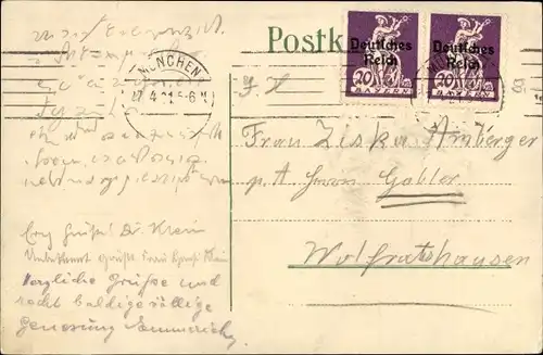 Studentika Ak München Bayern, Abituria Luitpoldiana 1887 1921