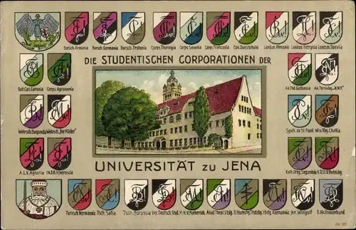 Studentika Ak Jena in Thüringen, Die studentischen Corporationen der Universität, Suevia, Wingolf