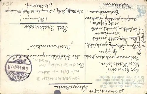 Passepartout Ak Kaiser Wilhelm II, Portrait in Uniform, Eisernes Kreuz