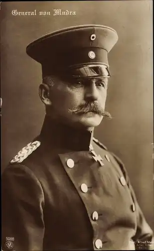 Ak General Bruno von Mudra, Portrait in Uniform