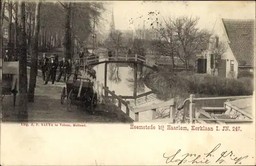 Ak Heemstede Nordholland Niederlande, Kerklaan