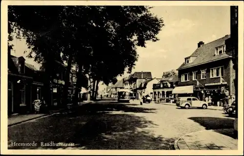 Ak Heemstede Nordholland Niederlande, Raadhuisstraat