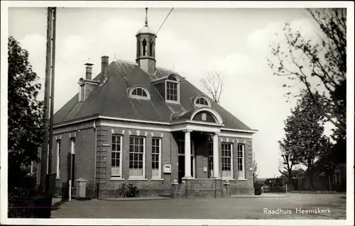 Ak Heemskerk Nordholland, Raadhuis