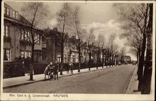 Ak Halfweg Haarlemmermeer Nordholland, Min. Cort v. d. Lindenstraat