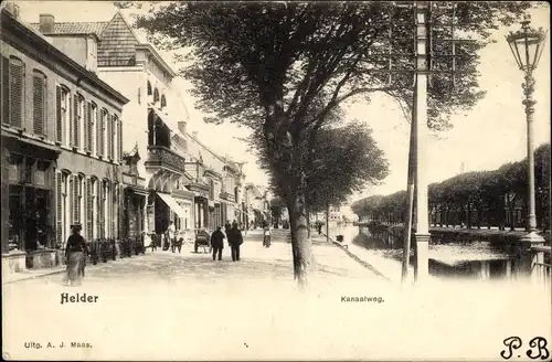 Ak Den Helder Nordholland Niederlande, Kanaalweg