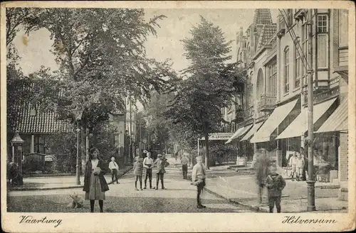 Ak Hilversum Nordholland Niederlande, Vaartweg