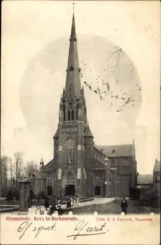 Ak Heemstede Nordholland Niederlande, Kerk te Berkenrode