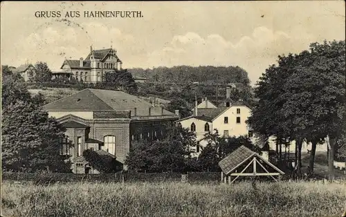 Ak Hahnenfurth Vohwinkel Wuppertal, Ortsansicht, Restaurant Hahnenfurth