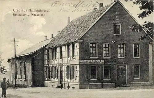 Ak Haßlinghausen Sprockhövel im Ruhrgebiet, Restaurant L. Dieckerhoff