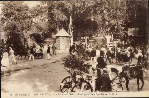 Ak Le Touquet Paris Plage Pas de Calais, La Fete des Fleurs