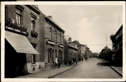 Ak Libercourt Pas de Calais, Grande Rue