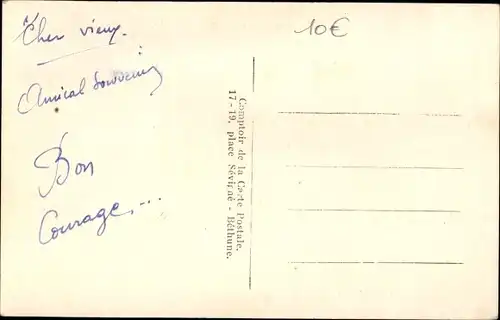 Ak Lumbres Pas de Calais, Route Nationale