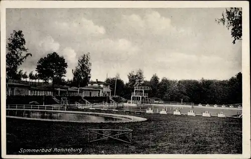 Ak Ronneburg in Thüringen, Sommerbad