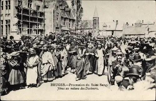 Ak Brügge Brügge Flandern Westflandern