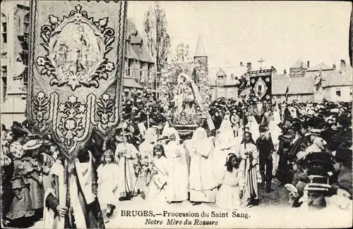 Ak Brügge Brügge Flandern Westflandern