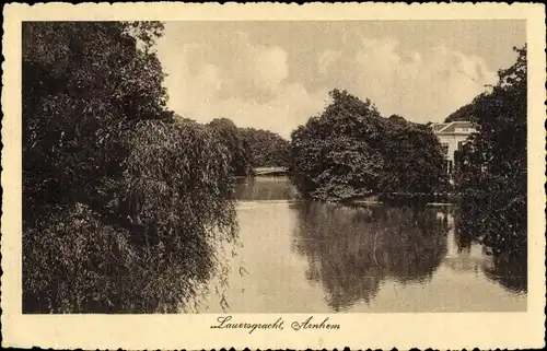 Ak Arnhem Gelderland Niederlande, Lauersgracht