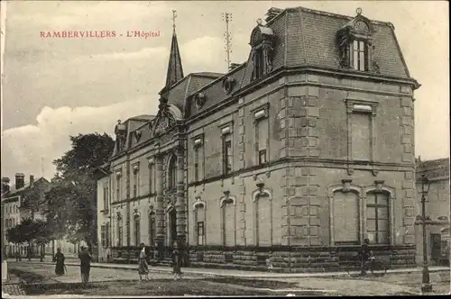 Ak Rambervillers Lothringen Vosges, l'Hospital