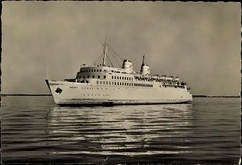 Ak Fährschiff Sassnitz, Ansicht Bug Backbord