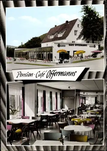 Ak Bodenwerder an der Weser, Pension-Cafe Offermanns