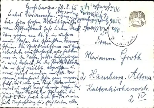 Ak Großburgwedel Burgwedel Niedersachsen, Kreiskrankenhaus, Seminar, Kirche, Schwesternhaus