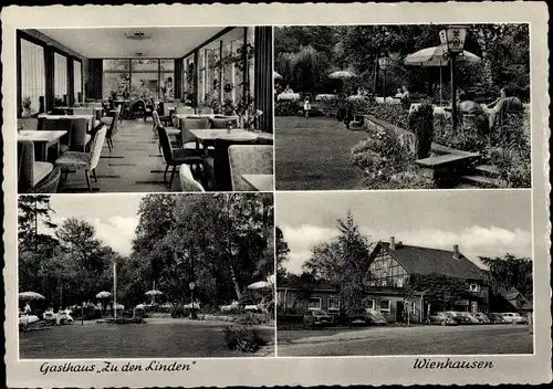 Ak Wienhausen, Gasthaus Zu den Linden, Garten