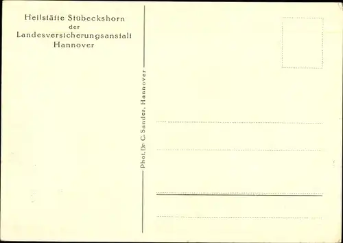 Ak Stübeckshorn Soltau in der Lüneburger Heide, Blick in den Wirtschaftshof