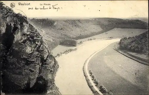 Ak Waulsort Hastière Wallonie Namur, La Meuse