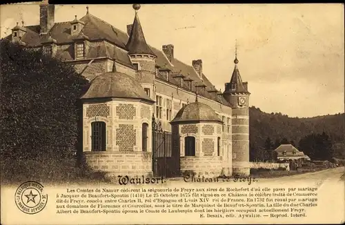 Ak Waulsort Hastière Wallonie Namur, Chateau de Freyr