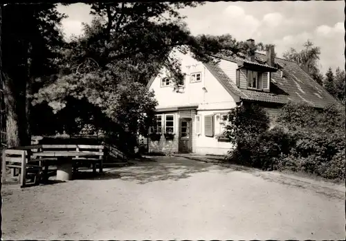 Ak Sprötze Buchholz in der Nordheide, Haus Osterberg, Vegetar. Walderholungs- und Diötkurheim