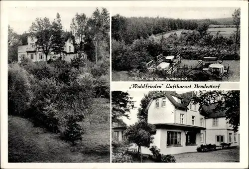 Ak Bendestorf am Kleckerwald in Niedersachsen, RATHJEN'S Restaurant-Café-Pension Waldfrieden