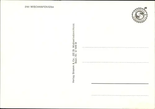 Ak Wischhafen im Kreis Stade, Schule, Sportplatz, Strassenansicht, Siedlung