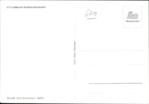 Ak Kirchheimbolanden in der Pfalz, Wappen, Mozartstraße, Pulverturm, Vorstadt, Kurhaus, Panorama