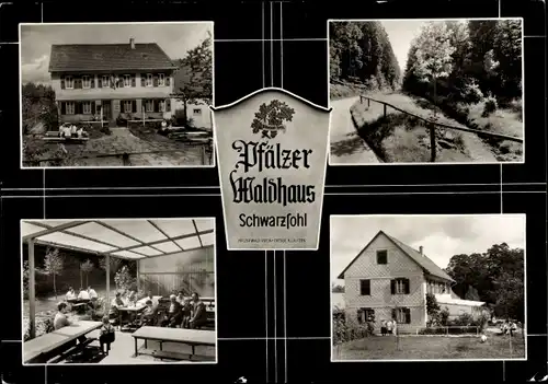 Ak Weidenthal in der Pfalz, Forsthaus Schwarzsohl, Pfälzer Waldhaus, Pfälzerwald-Verein