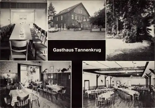 Ak Lachendorf in Niedersachsen, Gasthaus Tannenkrug, Innen und Außen