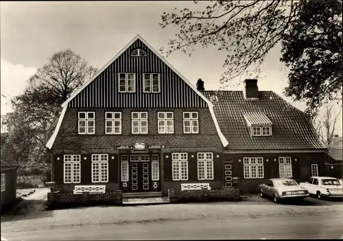 Ak Panker in Holstein, Historisches Gasthaus und Hotel Ole Liese, Außenansicht