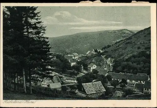 Ak Rübeland Oberharz am Brocken, Blick auf die Stadt