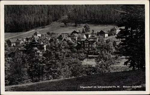 Ak Sitzendorf in Thüringen, Schwarzatal, Neuer Ortsteil