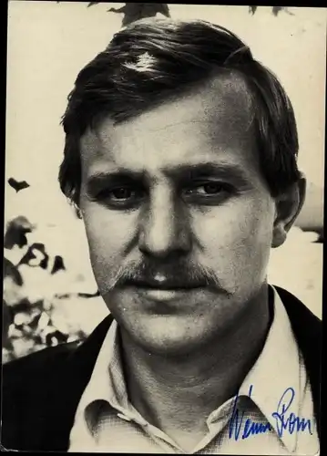 Ak Schauspieler Werner Rom, Portrait, Autogramm