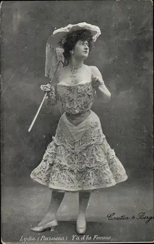 Ak Lydia, Parisiana, Portrait einer Frau, Schauspielerin