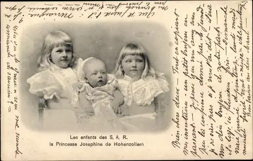 Ak Kinder der Prinzessin Josephine von Belgien