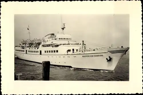 Foto Schiff Wappen von Hamburg, HADAG Seetouristik