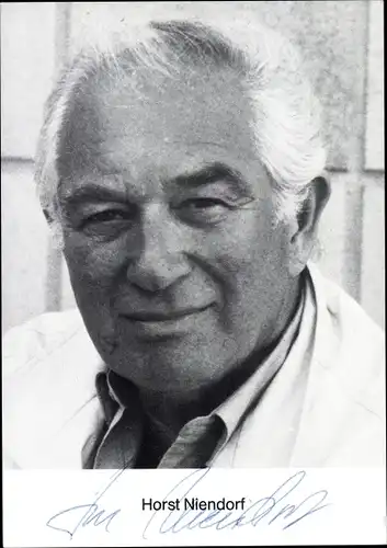 Ak Schauspieler Horst Niendorf, Portrait, Autogramm