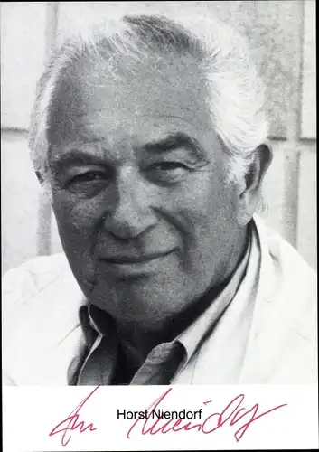 Ak Schauspieler Horst Niendorf, Portrait, Autogramm
