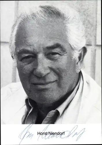 Ak Schauspieler Horst Niendorf, Portrait, Autogramm