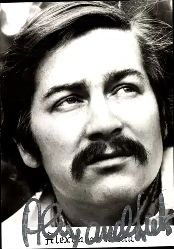 Ak Opernsänger Alexander Malta, Portrait, Autogramm