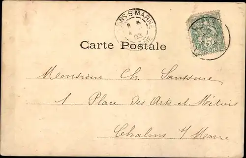 Foto Ak Großmutter liest Zeitung, Enkelin möchte Zuckerstück haben